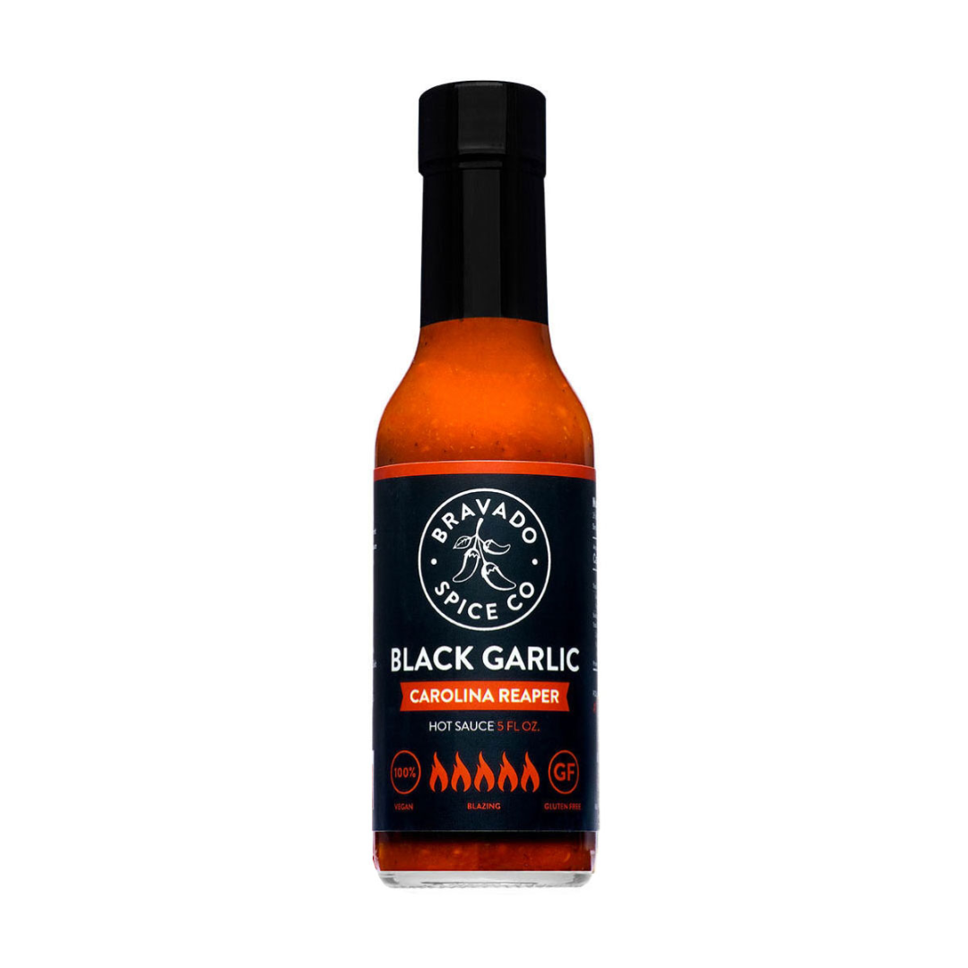Bravado Spice Co. Black Garlic With Carolina Reaper Hot Sauce