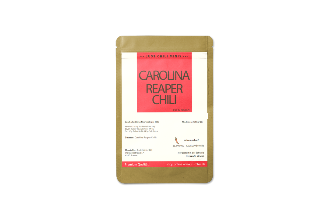 Carolina Reaper Chili - geschrotet