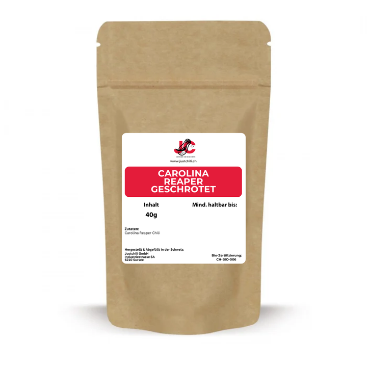 Carolina Reaper Chili - geschrotet