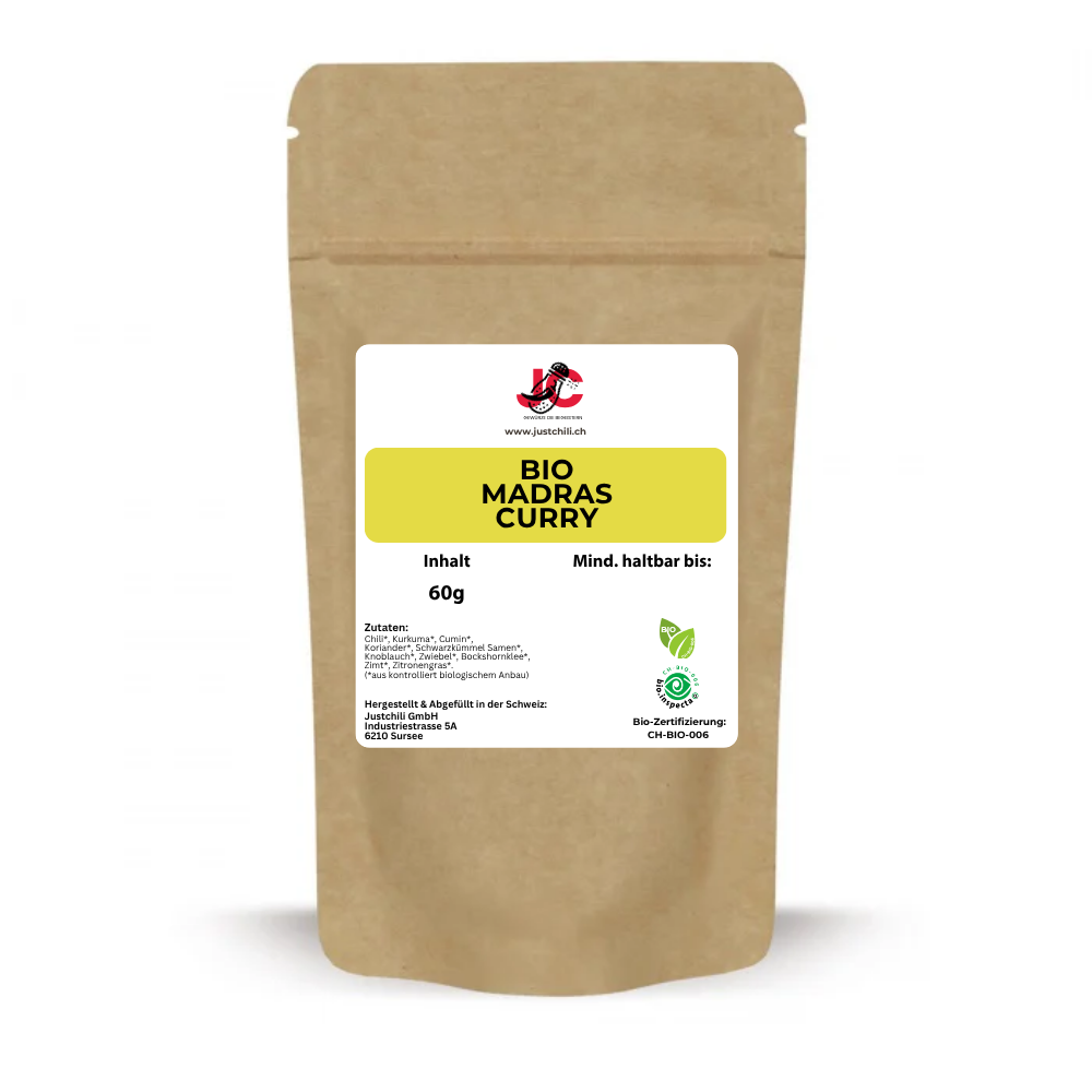 Bio Madras Curry Gewürzmischung