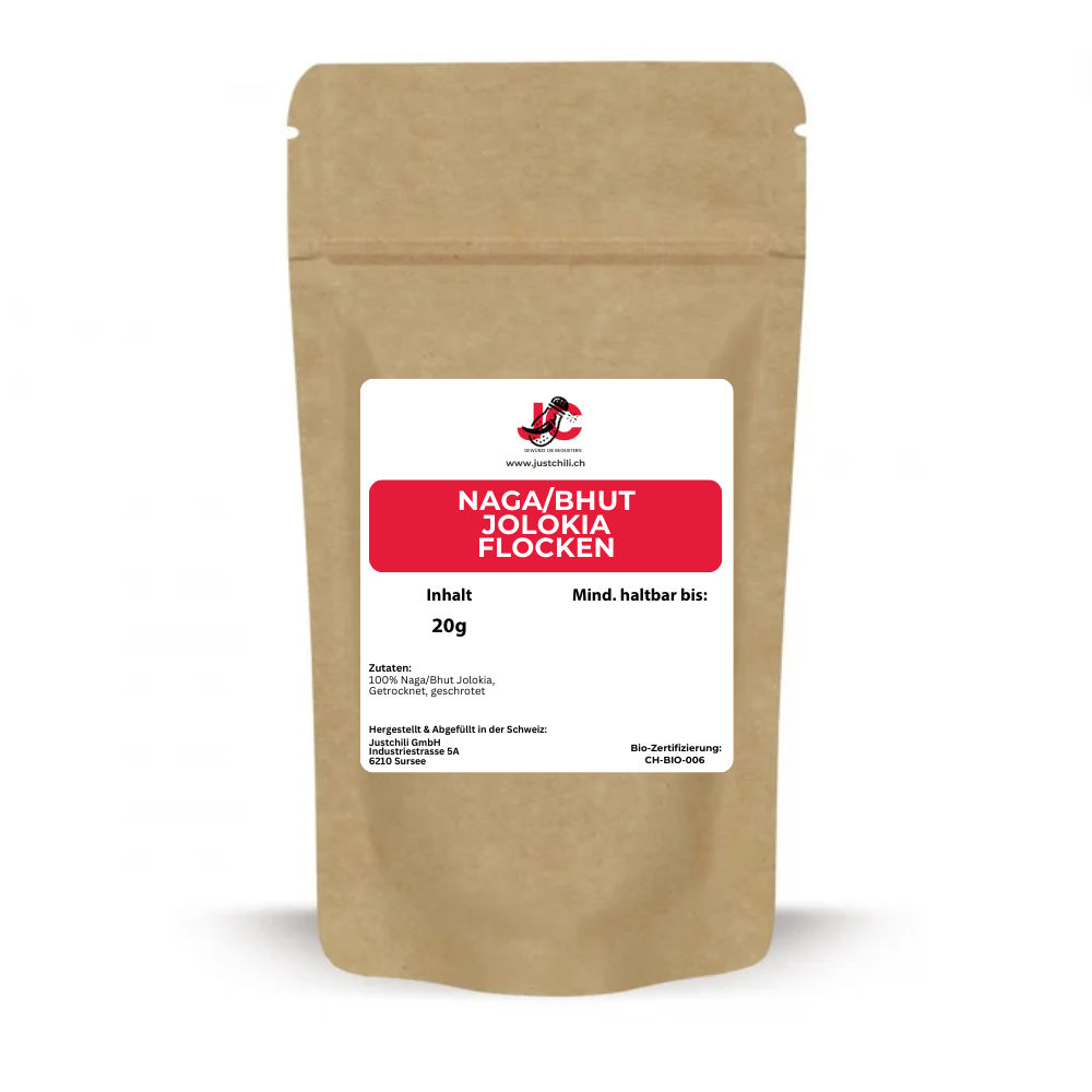 Naga Bhut Jolokia - geschrotet