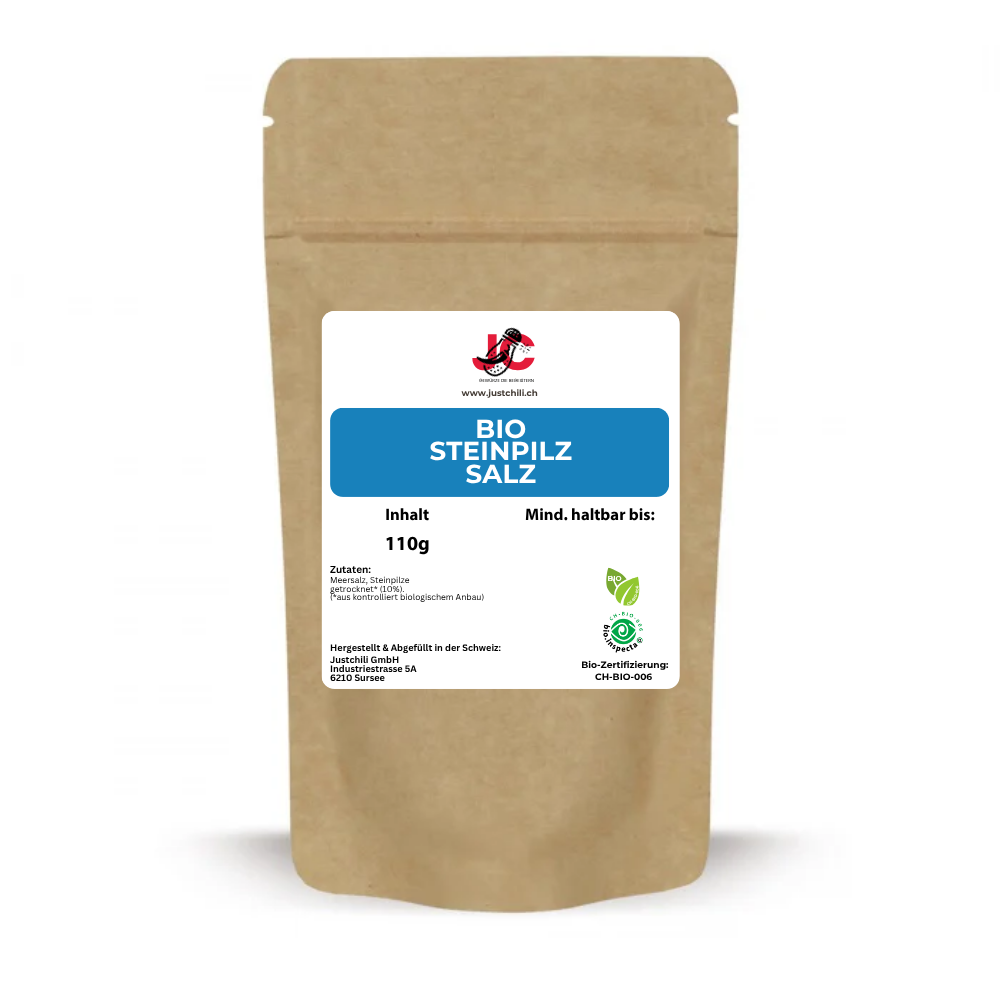 Organic porcini mushroom salt - salt mixture
