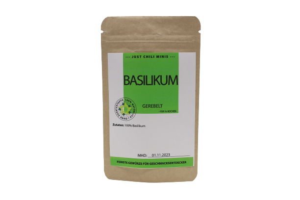 Bio Basilikum - gerebelt