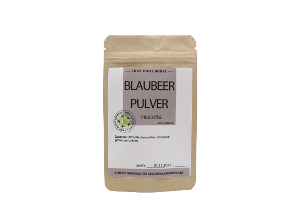 Blaubeeren Pulver