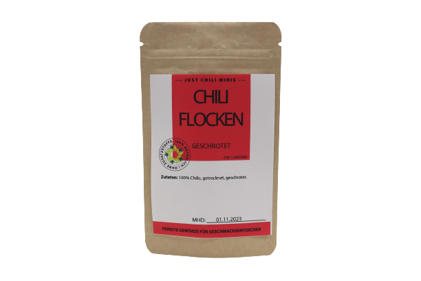 Bio Chiliflocken - geschrotet