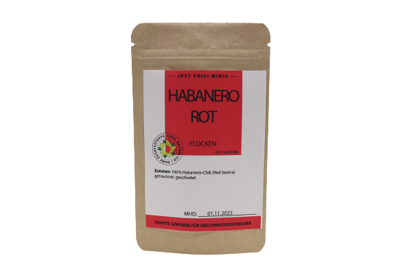 Habanero Rot - geschrotet