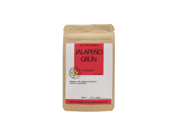 Jalapeno Grün - geschrotet
