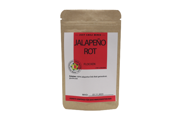 Jalapeno Rot - geschrotet