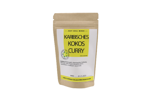 Bio Karibisches Kokos Curry Gewürzmischung