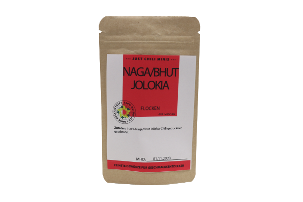 Naga Bhut Jolokia - geschrotet