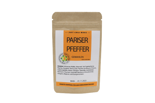 Bio Pariser Pfeffer Gewürzmischung