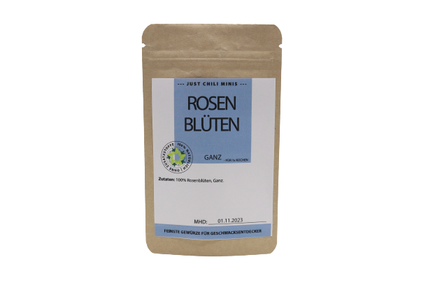 Bio Rosenblütenblätter - ganz