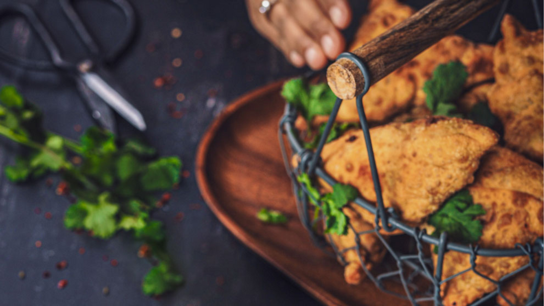 Indische Samosas