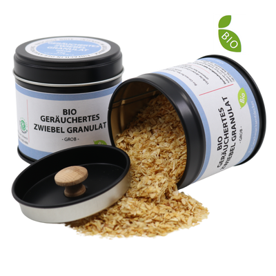 Bio Zwiebel Granulat 2-4mm kaltgeräuchert