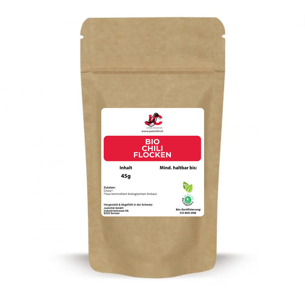 Bio Chiliflocken - geschrotet