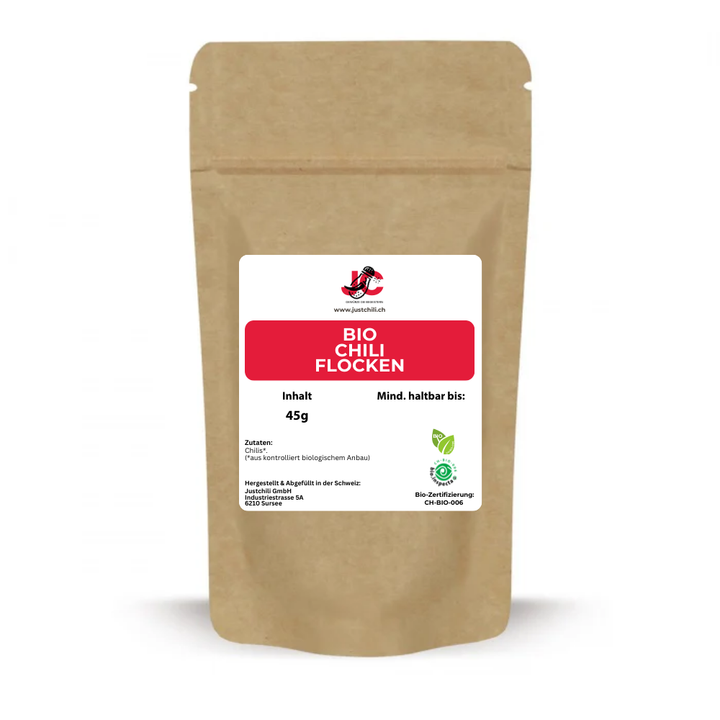 Bio Chiliflocken - geschrotet