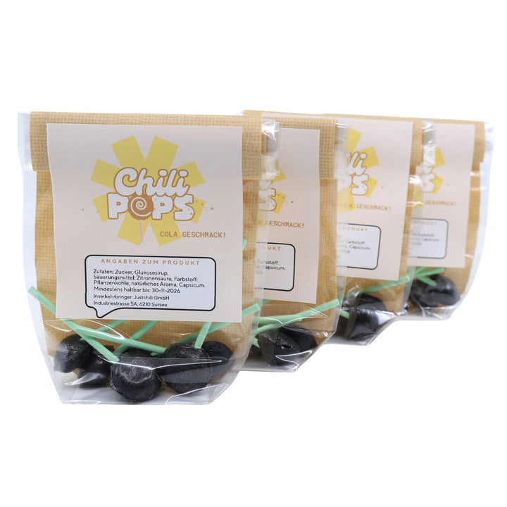 Chili Pop (scharfe Lutscher) - Cola Geschmack sehr scharf!