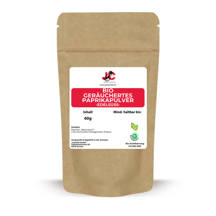 Bio Geräuchertes Paprika Pulver Edelsüss - gemahlen