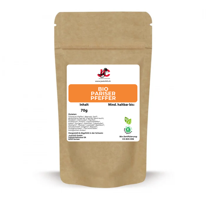 Organic Parisian pepper spice blend 