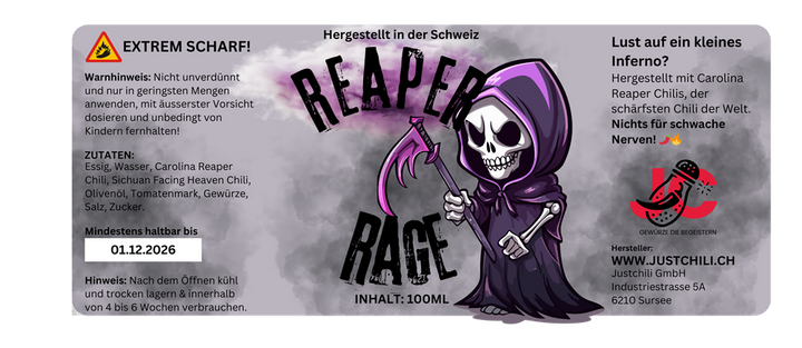 Reaper Rage - extrem scharf! - Hot Sauce