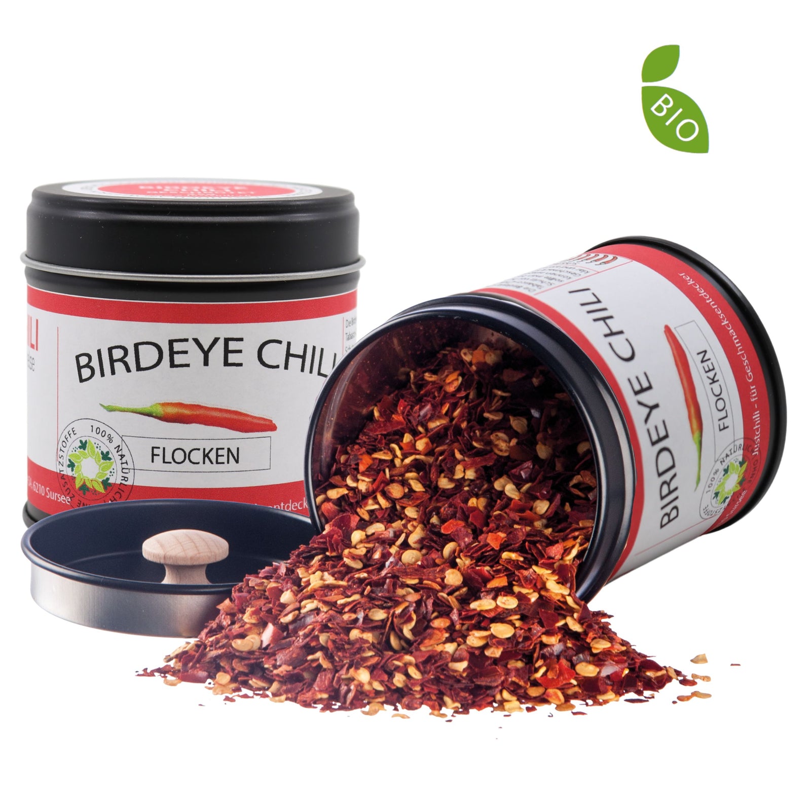 Birdseye Chili - geschrotet
