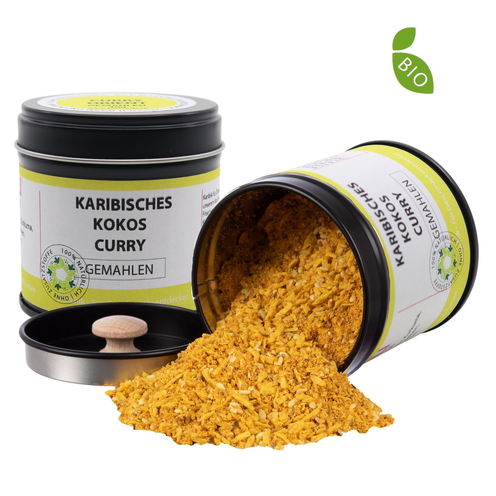 Bio Karibisches Kokos Curry Gewürzmischung