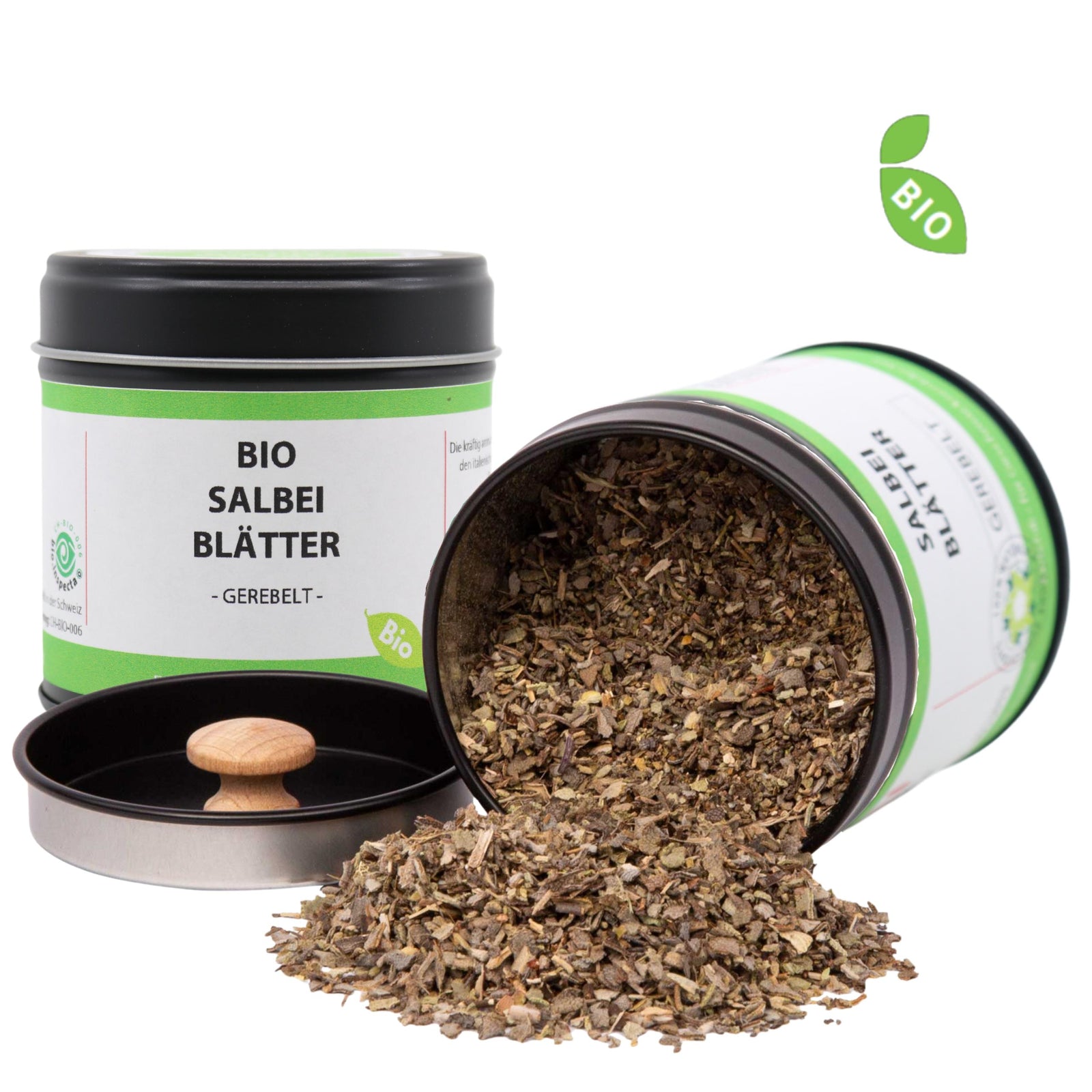 Bio Salbeiblätter - gerebelt