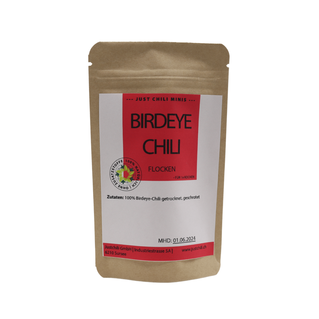 Birdseye Chili - geschrotet
