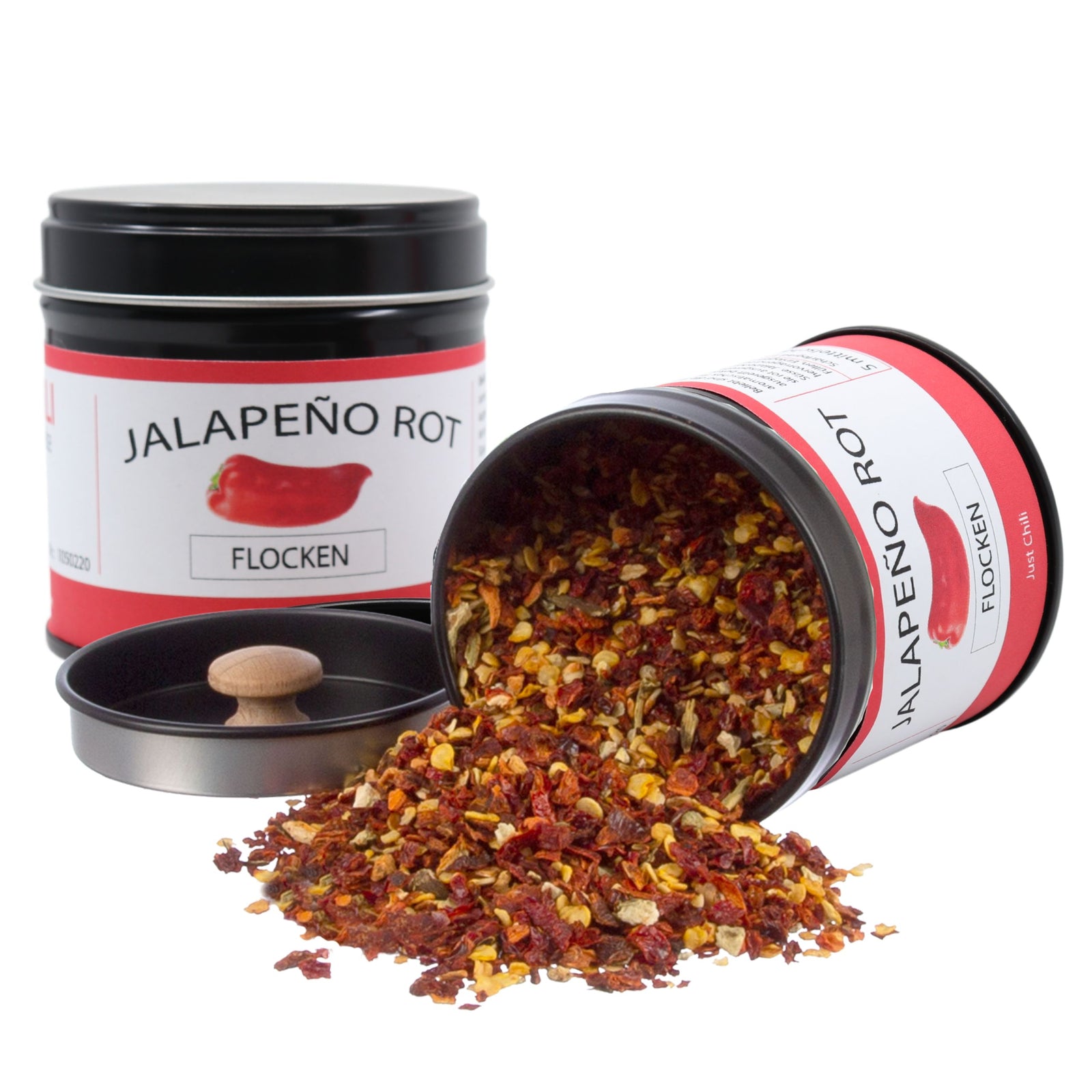 Jalapeno Rot - geschrotet