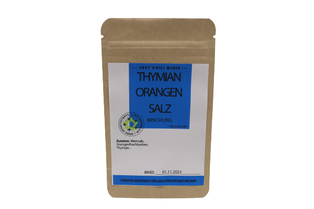 Bio Thymian-Orangesalz - Salzmischung